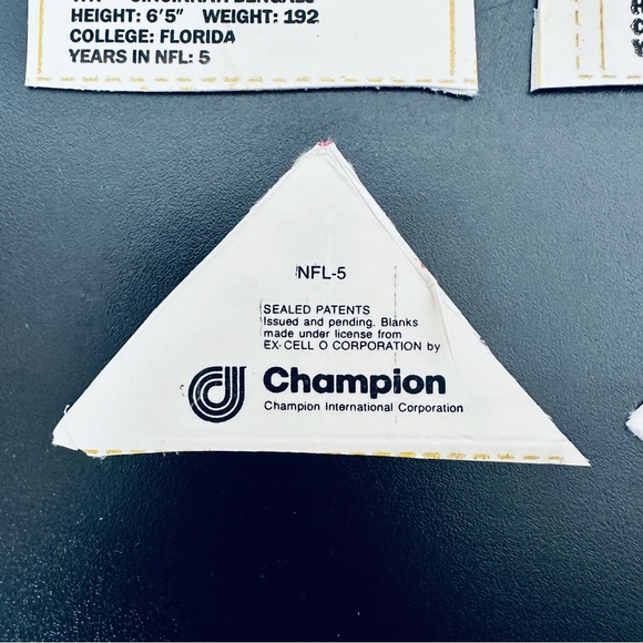 1986 NFL Players Superstar Series Milk Carton Cards Lot of 8 -John Elway, Payton - Picture 8 of 10